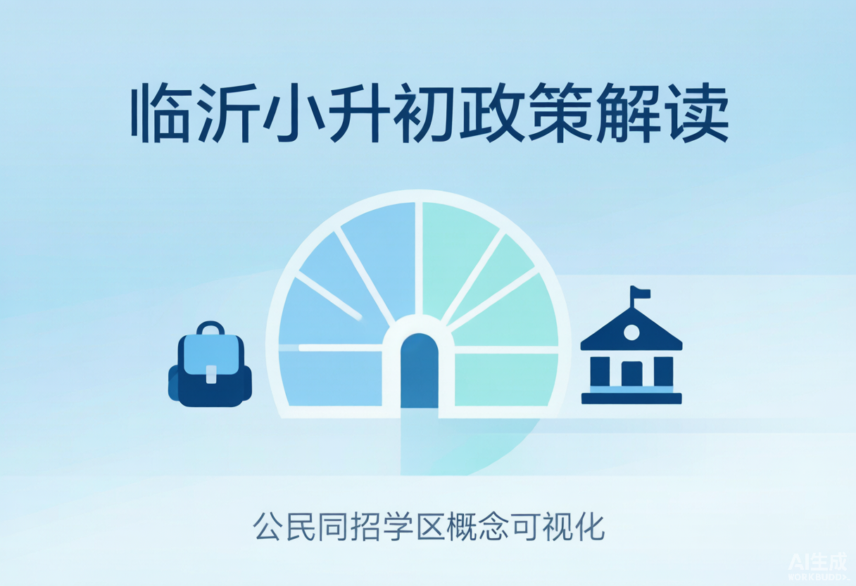 临沂小升初政策解读:公民同招与摇号信息图:核心要点一览
