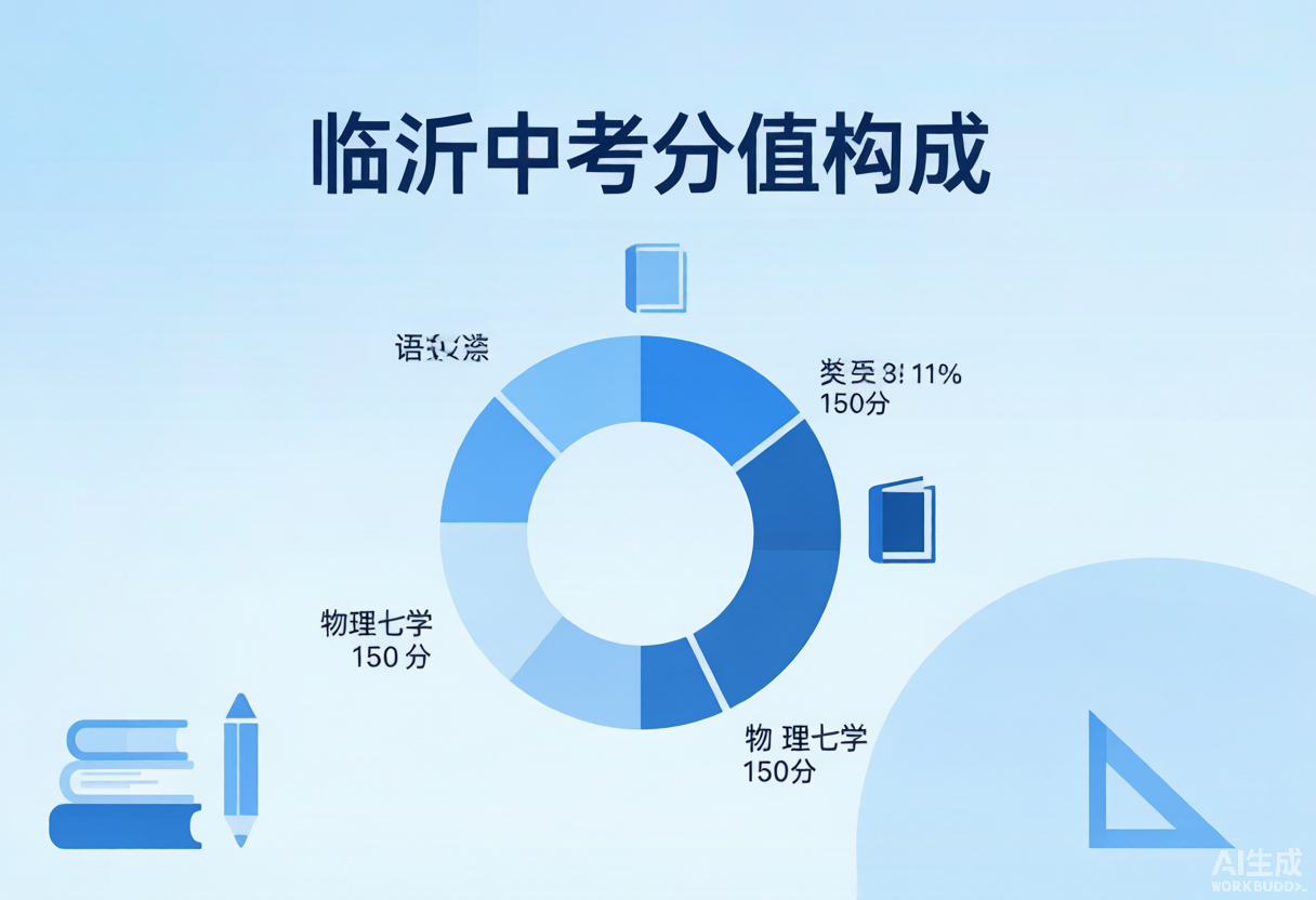 临沂中考分值构成：各科多少分、总分怎么算信息图：核心要点一览